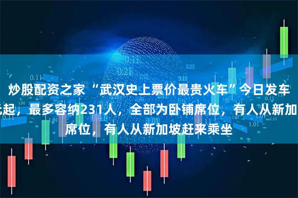 炒股配资之家 “武汉史上票价最贵火车”今日发车：20999元起，最多容纳231人，全部为卧铺席位，有人从新加坡赶来乘坐